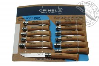 -   Opinel T095 Stainless steel knives #000938, 12 ,  (4x6VRI + 4x7VRI + 4x8VRI)