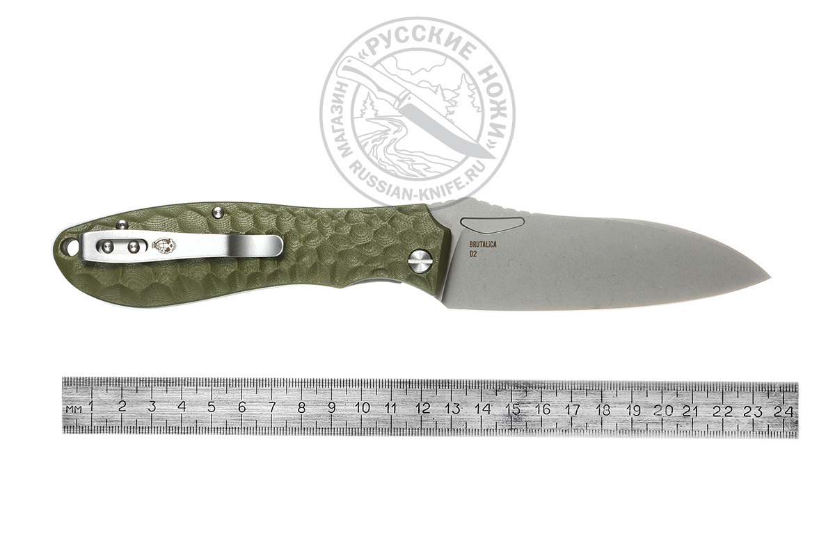 -   MR.BLADE, PONOMAR FOLDER OLIVE STONEWASH  BRUTALICA, ( D2)